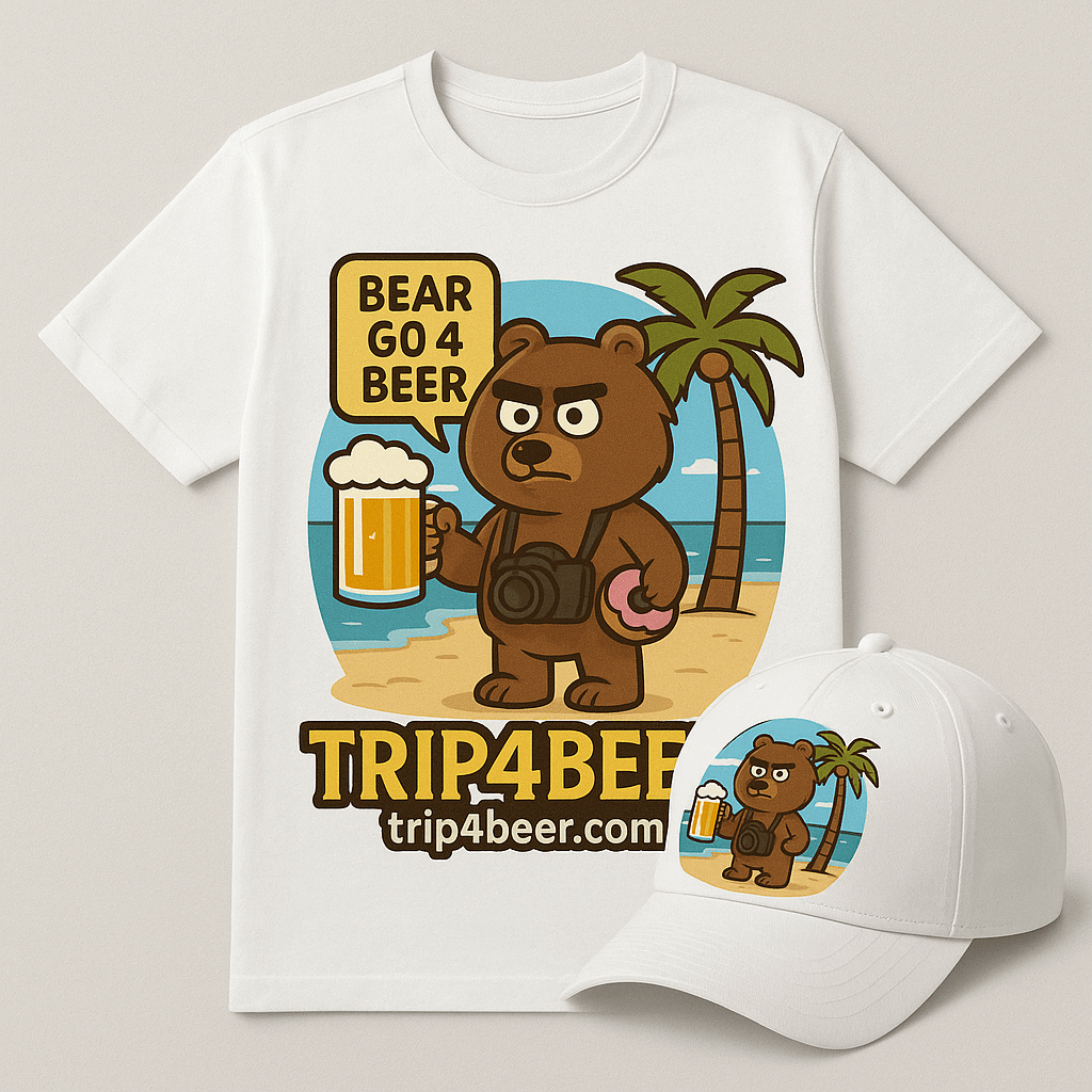 Trip4Beer t-shirt and cap giveaway